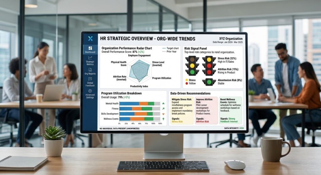 HR Dashboard สุขภาพใจ